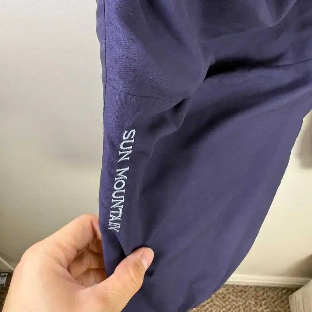 Vintage 1990s Sun Mountain Goretex Mountain Pants Size L Blue - Picture 3 of 8